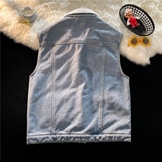 MJ208J-p68-限价98M-5XL抖音情侣棉马甲男外穿大码羊羔毛cityboy，女装马甲，星座116