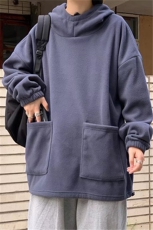 2021新款卫衣男港风休闲套头衫潮牌连帽运动外套W1879-P36，男装卫衣，星座512-4