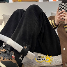 XZ616冬季新款灯芯绒搭扣加绒加厚拖地休闲裤长裤TY431P65控78，男装休闲裤，星座512A（原616）