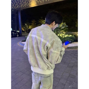 美式复古扎染飞行夹克外套JK0106-P88图片