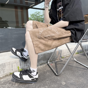 2024夏新款 港风 宽松大码青少年运动短裤休闲裤 DK03-P38图片