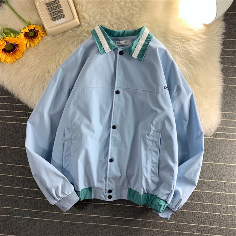 潮流夹克潮男春季翻领夹克WT18P46图片