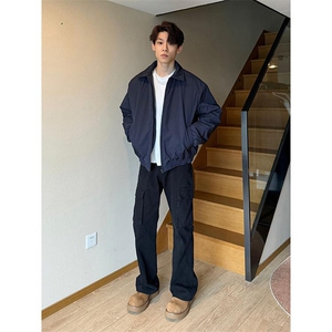 秋冬新款港风大码日系翻领保暖棉服外套男 XZ213-MF10-特P68控128图片