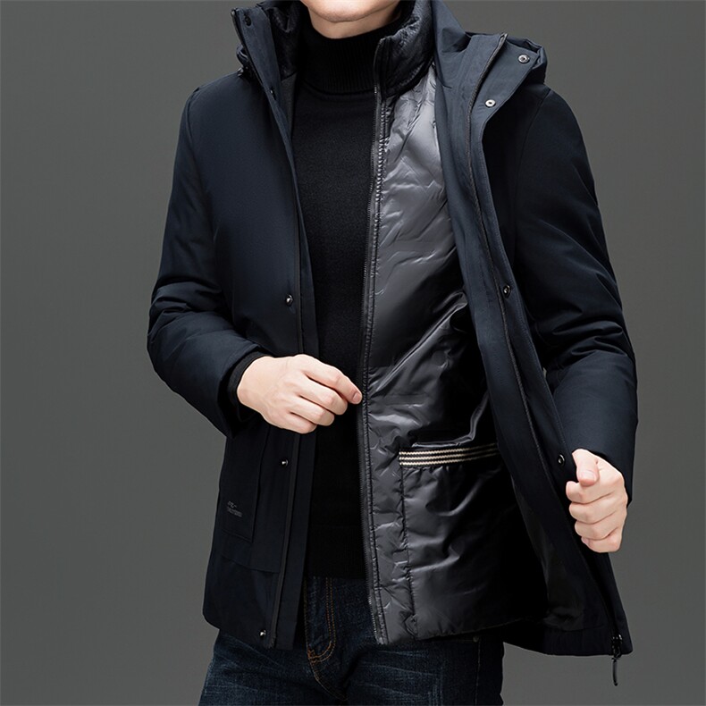 羽绒服中年男士2026年冬季加厚保暖三合一可拆卸商务休闲外套男款,男装羽绒服,电商B212（原钱塘6029）