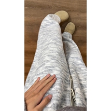 小香风扎染裤子男秋季美式慵懒风马海毛针织裤直筒休闲裤，男装休闲裤，星座1210-1