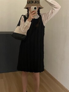 背心裙图片