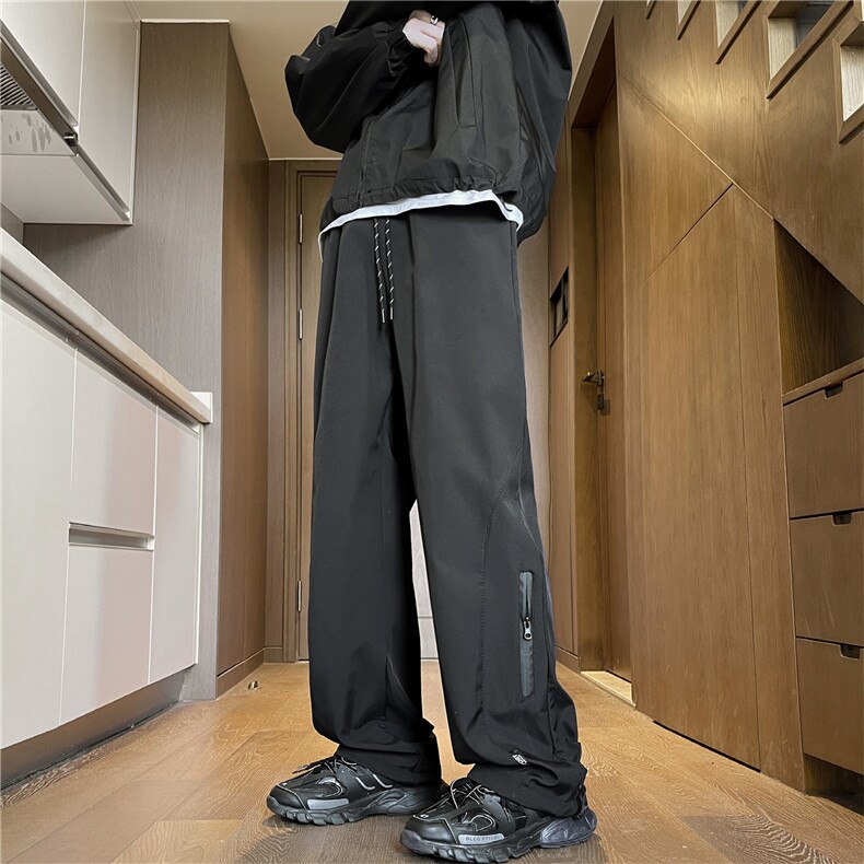 春秋款防水冲锋裤休闲机能风直筒长裤A061-W9789常规-特P25,男装休闲裤,电商A061