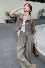 现货！26年春装新款休闲时尚套装两件套5531-P165K238，女装套装/套裙，2D112