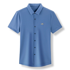 JG22-26男式2023年夏季新款百搭衬衫男短袖商务休闲衬衣男装P58，男装衬衫，电商B360