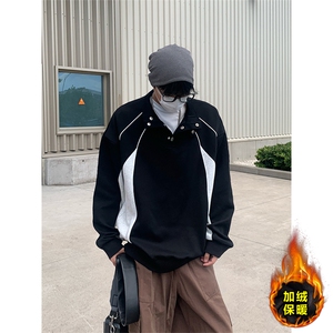 重磅美式加绒加厚男休闲百搭宽松高级感卫衣W4695JR（加绒）特P52图片