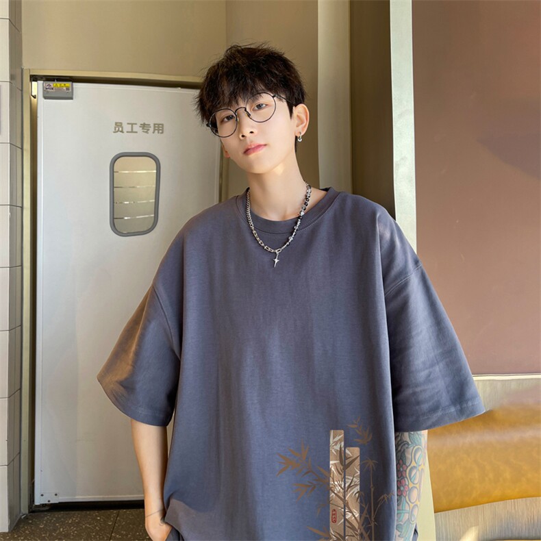 量大优供视频230g重磅纯棉短袖T恤男NT206-特P19控38,男装T恤,电商B367