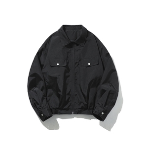 白底-美式复古百搭工装飞行夹克男 9012-P68图片