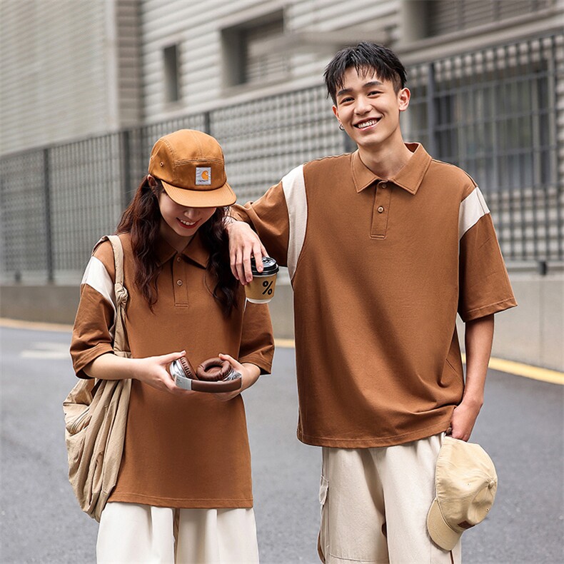 32支 双纱240克 8色S-3XL 棉 男女款T恤图片