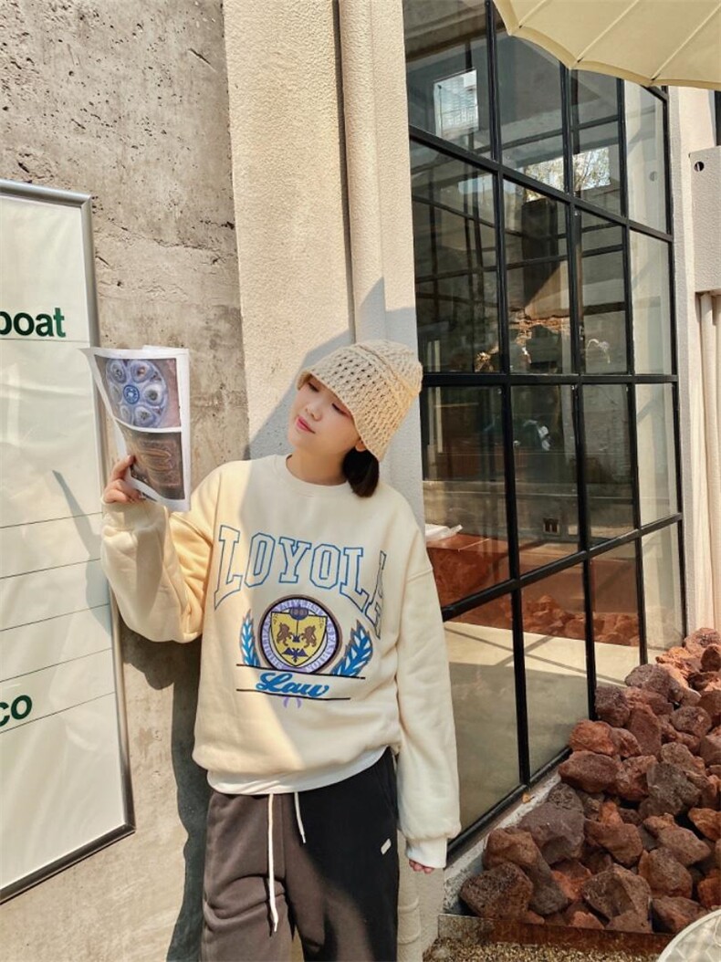 2021/加绒卫衣/NEW，女装卫衣/绒衫，潘朵拉