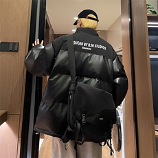 直播高品质皮棉衣潮牌潮流男士棉服面包服外套M885P85，男装棉衣，电商A030