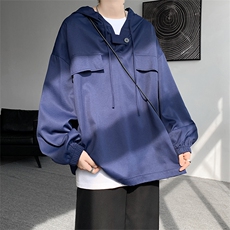 现货25秋季连帽休闲宽松高品质百搭卫衣外衣DSA059-7839-P45控68，男装卫衣，电商A059