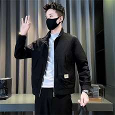 JK291-P88控118男立领夹克休闲痞帅男装衣服2025新款春秋季潮流痞，男装夹克，星座102A（原电商D309-1）