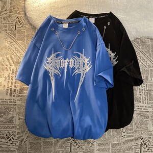 夏季时尚短袖t恤休闲男士青少年潮流印花上衣半袖新款MT3543-P49图片
