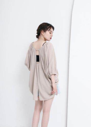 丝绵衬衣,女装,E·呀