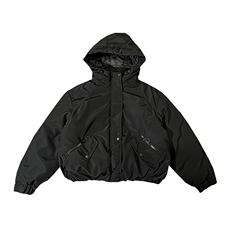 B43/P118控158冬季男士连帽设计感小个子工装棉服痞帅外套活力桔1，男装棉衣，星座305B