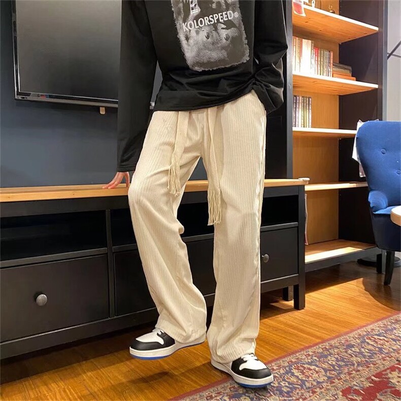 男春季潮流时尚休闲灯草绒长裤K7077P34,男装休闲裤,星座1116-2