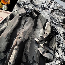 男士短袖夏季2024新款冰丝衬衫C8872P38，男装T恤，星座1116-2