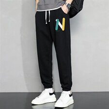 休闲裤男22秋冬新款舒适百搭运动裤潮牌修身工装裤学生卫裤Z915，男装休闲裤，星座815-2