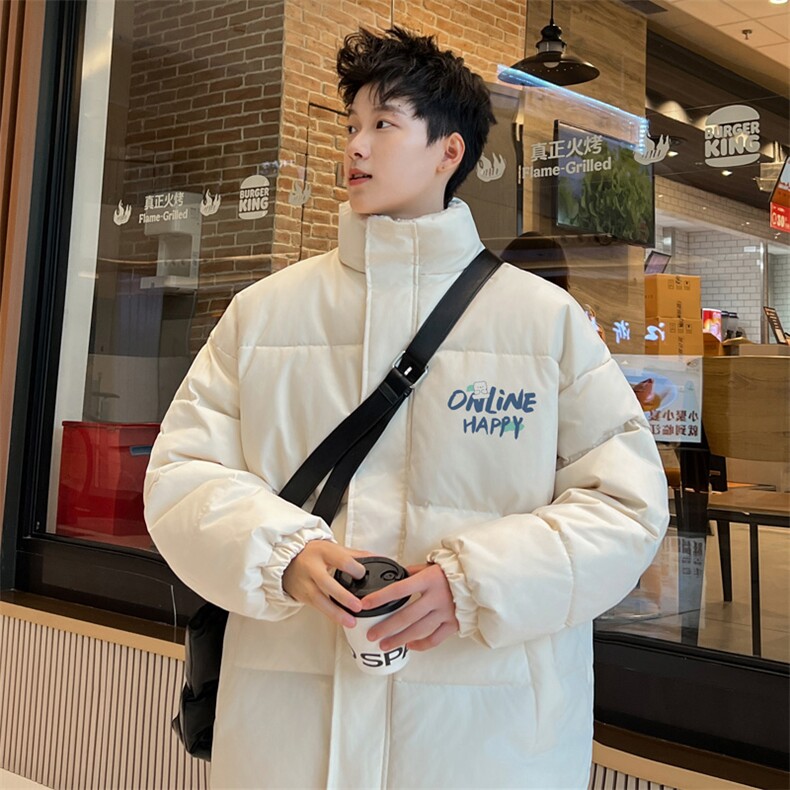 ！2025冬季新款男士立领棉衣羊羔毛加绒加厚棉服外套MY116P70,男装棉衣,电商B220
