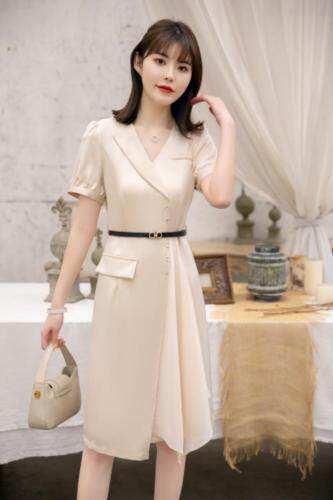 现货供应：韩版修身连衣裙M一XXL，女装连衣裙，拉思维加丝