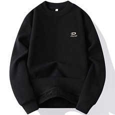 圆领卫衣男加绒加厚一体绒毛衣秋冬季保暖毛线针织衫7082-P38，男装针织衫/毛衣，星座1706