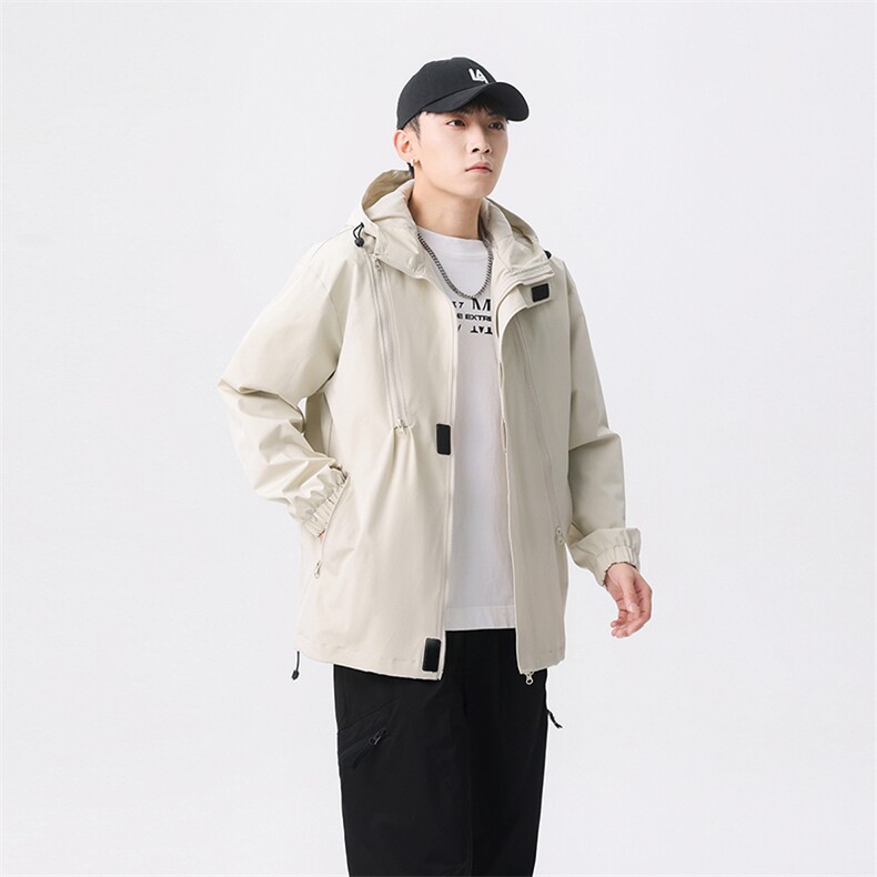 冲锋衣外套潮牌痞帅炸街男秋冬小众日系防水山系夹克JK880-P50,男装夹克,星座308B-2