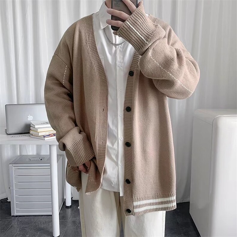 ins毛衣男开衫2024秋外套韩版潮流针织衫休闲男士夹克Q9072-P45,男装针织衫/毛衣,星座1109-3