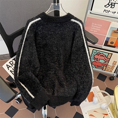 美式高街立领毛衣字母秋冬外套女MY323P65，男装针织衫/毛衣，星座1116-2