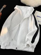 重磅拼色男女连帽卫衣特P60M-3XL，男装卫衣，电商B325