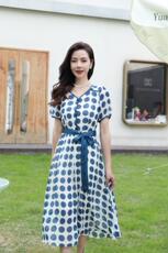 现货供应：仿面料连衣裙，女装连衣裙，拉思维加丝