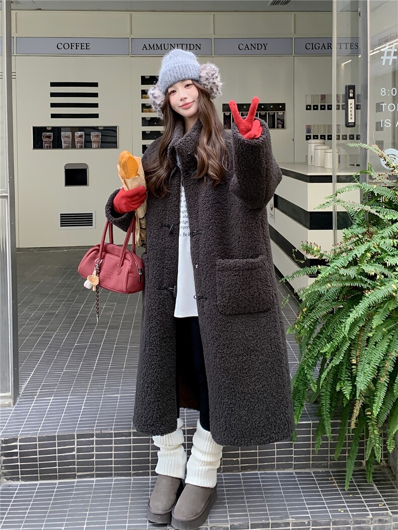 档口2025冬季新款韩系毛毛长外套7853-P265-K398,女装棉衣/棉服,2C057