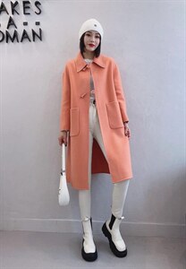 (现货)秋季新款羊绒大衣图片