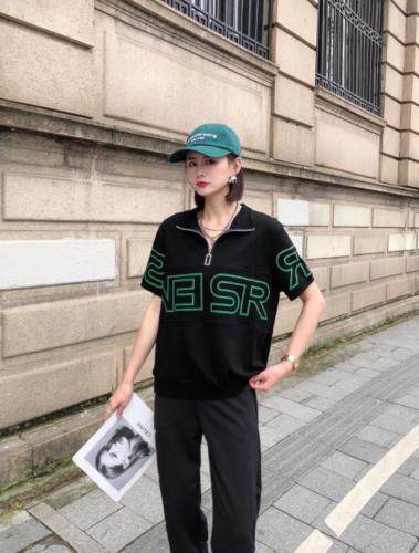 现货:夏季休闲彩色卫衣，女装卫衣/绒衫，卡多多