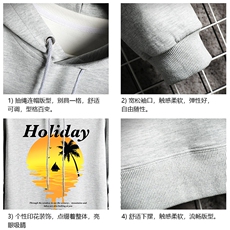 WY2266-P35纯连帽卫衣男大码运动帽衫宽松薄网格，男装卫衣，电商A040A