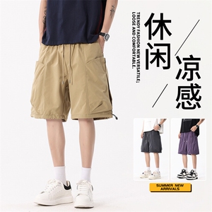 抖音品质潮流宽松大码运动裤子男款夏季A146-GY506特p30量大优图片