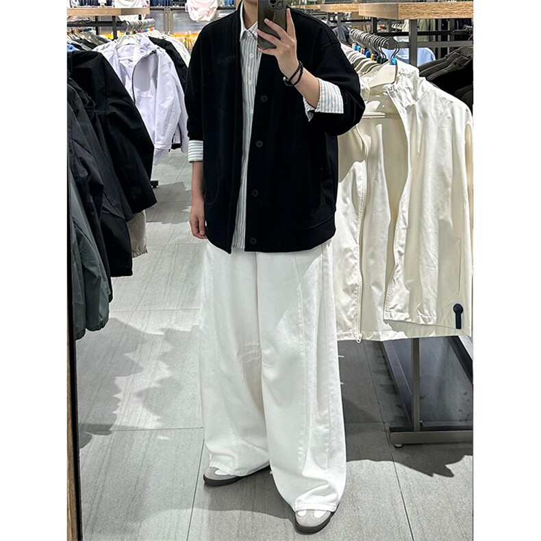 抖音得物高品质二开26春季美式潮牌宽松卫衣开衫日系肌理男女外套,女装短外套,电商A443