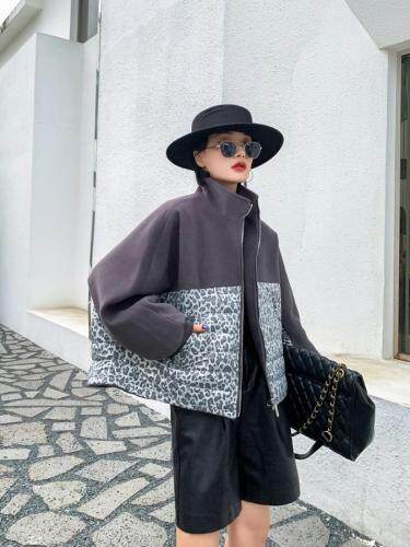 现货冬季新款拼接外套，女装，储辰