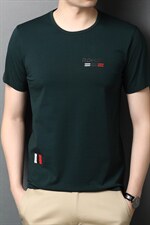 G8107男士2023年夏季新款短袖t恤休闲时尚修身棉男装体恤P33，男装T恤，电商B360