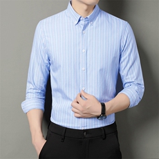 DN9203男式2023年春季新款长袖衬衫男装商务时尚休闲衬衣P65，男装衬衫，电商B360