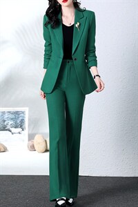 西装套装春装女2025年新款时尚气质高级感女神范职业西服两件套潮图片