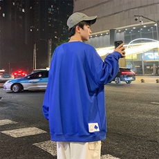 Y5032P35秋季港风圆领卫衣男宽松长袖T恤打底衫外套，男装卫衣，星座1204-3