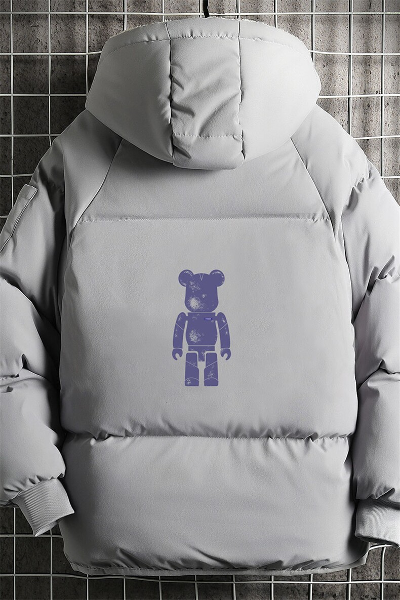 加厚加绒连帽衣男大码服男面包服男MY16242-P100网格挂拍,男装棉衣,电商A040A