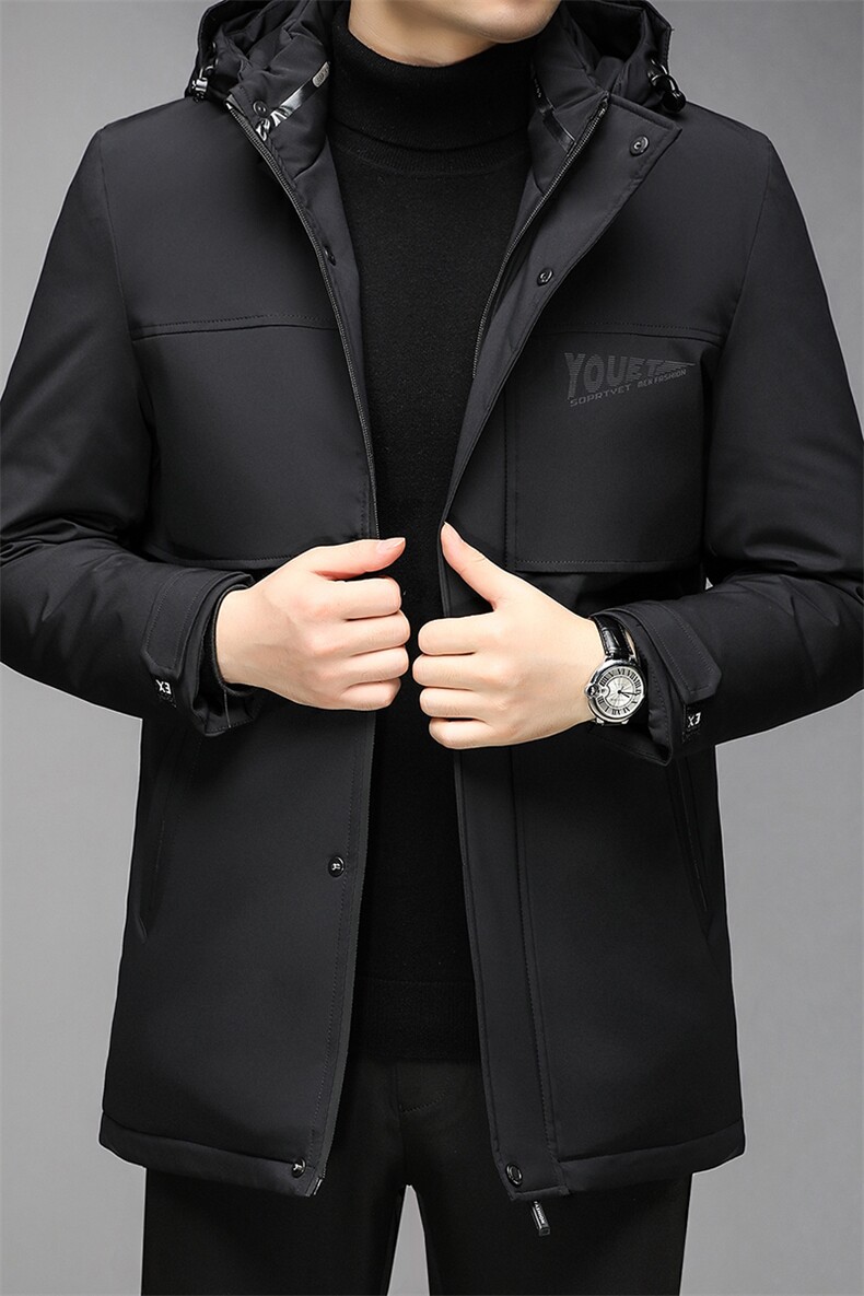 2021男士新款羽绒服连帽可脱卸白鸭绒羽绒服休闲外套GR6911-P220,男装羽绒服,电商B212（原钱塘6029）