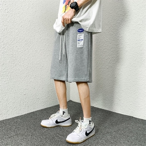 ！2023夏季新款华夫格短裤男士五分中裤运动裤DK666P25控39图片