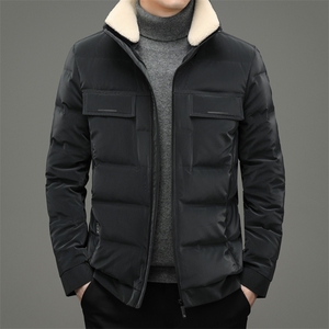 冬季新款羽绒服立领常规中青年男装商务休闲夹克外套HB92166-P295图片